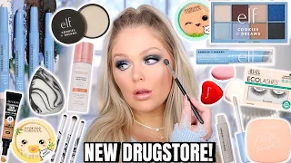 NEW VIRAL DRUGSTORE  MAKEUP TESTED 😍 FULL FACE FIRST IMPRESSIONS (hits & misses) | KELLY STRACK