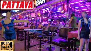 [4K] Pattaya Tree Town & Soi Buakhao Night Scenes ,  Soi New Plaza | August 2022 Thailand