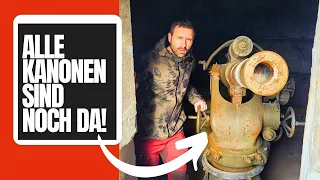 Wahnsinn! Alle Kanonen wurden einfach im Bunker zurückgelassen!