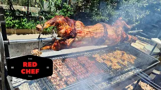 Traditional Greek Lamb on the Spit | Christmas Lunch