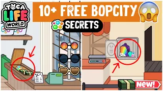 🤯All New 10+ Free Bopcity Secrets in Tocalifeworld | Toca Boca Secrets | Toca Boca