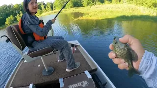 bluegill fishing with crickets and cork