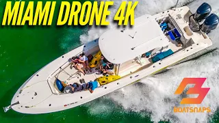 🚁Miami Boats by Drone in 4K - DJI Mavic 2 Pro