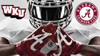 WESTERN KENTUCKY vs ALABAMA - 2016 NCAAF FOOTBALL