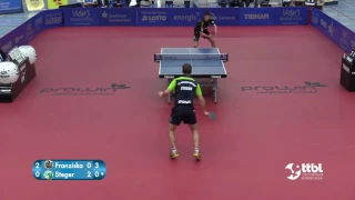 Patrick Franziska vs Bastian Steger (TTBL SELECTED)