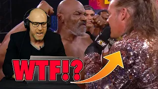 BACKSTAGE REACTION TO MIKE TYSON VS CHRIS JERICHO ON AEW DYNAMITE!!