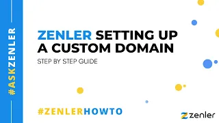 #askzenler   Adding a Custom Domain to Zenler