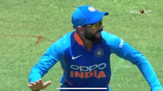 Kohli dancing and entertaining Guyanese crowd