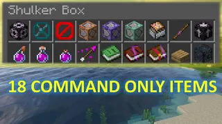 18 Items You Can ONLY Get With COMMANDS In Minecraft (1.13-1.17+)