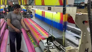 Make in India Double wide Rapier loom with jacquard