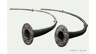 11  ‘An Trumpa Mór’, Iron Age trumpets - Irish/Welsh - circa 100 BC