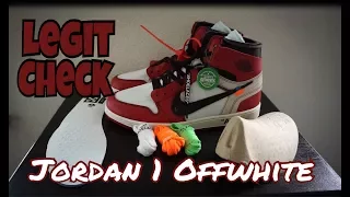 HOW TO TELL IF YOUR JORDAN 1 OFFWHITE ARE REAL OR FAKE | JORDAN 1 OFFWHITE LEGIT CHECK 2017