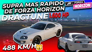 CARRO MAS RAPIDO DE FORZA HORIZON 5 😱 COMO TUNEAR SUPRA EN FORZA HORIZON 5 🔥 TOYOTA SUPRA TUNE FH5