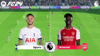 Tottenham Hotspur vs Arsenal - Premier League 2023/24 Season - PS5™ Gameplay
