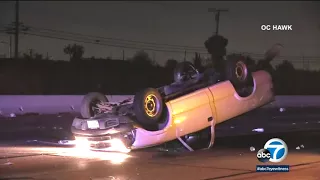 1 killed in multi-vehicle pileup on 405 Fwy in Westminster I ABC7