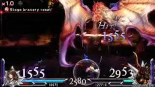 Yuna vs  Feral Chaos [Dissidia 012 Story Mode] - Battle of the Gigas