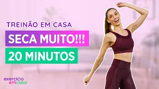 20min TREINO EM CASA PARA SECAR BARRIGA