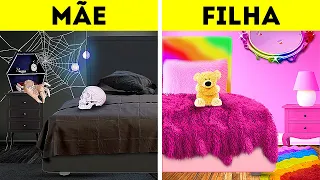 REFORMA INCRÍVEL DE UM QUARTO INFANTIL 🌈|| Decorando o Quarto da Enid e da Wandinha