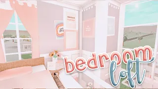 Blush aesthetic Bedroom loft | Aesthetic Blush Speedbuild | Bonnie Builds