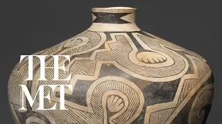 Installation Tour of Art of Native America 8/9: Socorro Black-on-White Storage Jar