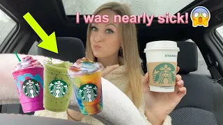 Letting the Starbucks Instagram Filter choose my drinks ALL DAY!!