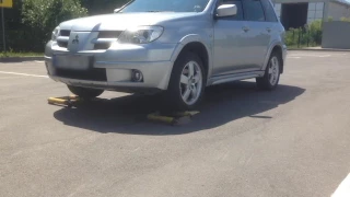 Как работает полный привод Mitsubishi Outlander AWD on rollers