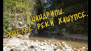 Абхазия. Цандрипш. Путь к ущелью реки Хашупсе...