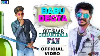 GULZAAR CHHANIWALA - BABU DEGYA | FULL COVER VIDEO ( Official Video ) Latest Haryanvi New Song 2020