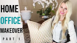 HOME OFFICE MAKEOVER! ~ TURNING A BEDROOM INTO A HOME OFFICE ~ Office Makeover Series