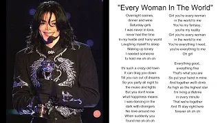 Michael Jackson - Every Woman In The World (AI COVER)