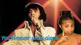 Elvis Presley "You' ll Never Walk Alone" best version, with beautiful slideshow-First Time Reaction