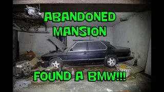 I FOUND A BMW AT AN ABANDONED TIME CAPSULE MANSION!!!