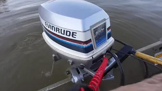 Evinrude 35 HP on Jon boat.