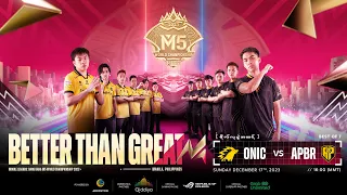 LIVE | GRAND FINALS | M5 World Championship | (မြန်မာ)