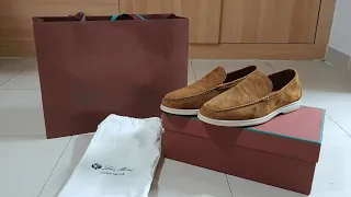 Unboxing Loro Piana Walk Suede Loafers 👞