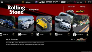 Gran Turismo 7 | Mission Challenge Rolling Stone Gold & Reward Cars "Best Mission" [4K PS5]