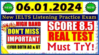 IELTS LISTENING PRACTICE TEST 2024 WITH ANSWERS | 06.01.2024