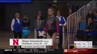 Megan Schweihofer (Nebraska) 2019 Bars vs UCLA 9.8