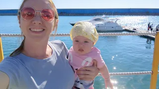 Life in Russia. Holidays with a baby at sea