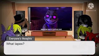 FNAF 1 & Puppet react to Encryption