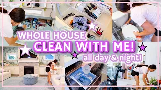 *NEW * WHOLE HOUSE Clean With Me 2021! ALL DAY + NIGHT CLEANING! REFRESH for FALL | Alexandra Beuter