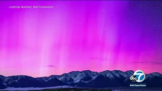 Northern lights spotted in California mountain town