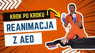 Reanimacja dorosłego z użyciem AED🚨 #AED