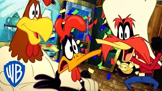 Looney Tunes | The Four-Way Fight Scene | WB Kids