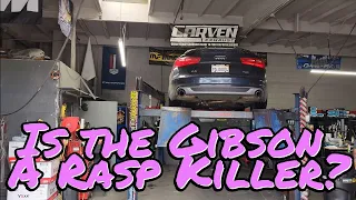 Audi A6 3.0T Gibson Anti Rasp Muffler Install & Review