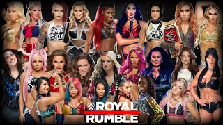 30 women's Royal Rumble / WWE 2k20 royal rumble 1080p full HD