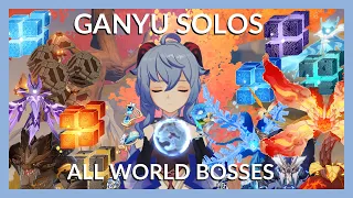 Ganyu Solos All World Bosses (no food)