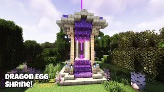 Minecraft 1.20 | How to Build a Magical Dragon Egg Shrine!