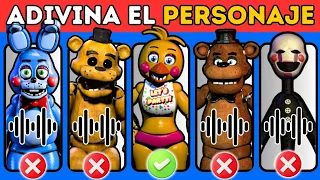 Adivina El Personaje De Five Nights At Freddy😀Parte 2 FNAF Quiz🐻 Freddy🐻Foxy🦊Chica🐥Bonnie🐰Lefty🐻🖤