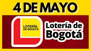 Resultado LOTERIA DE BOGOTA JUEVES 4 de MAYO de 2023 🔔🚨ULTIMO SORTEO